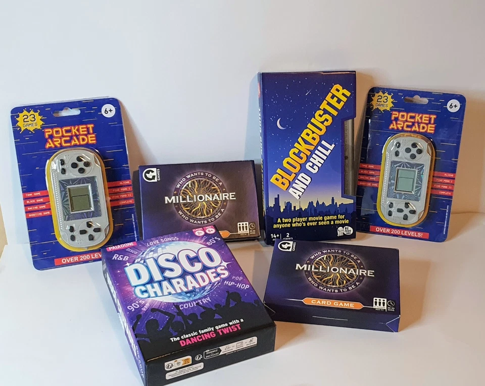 Games Quiz Family Games Charades Card Gifts Fun Joblot Bundle Arcade RRP c £62 - Image 2 of 4