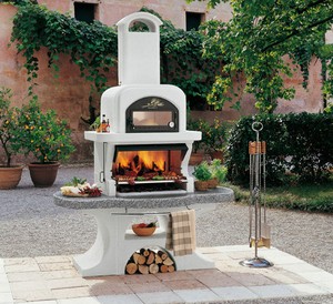 Forno barbecue in muratura e ghisa palazzetti capri 2 forno a legna ... Forno e barbecue