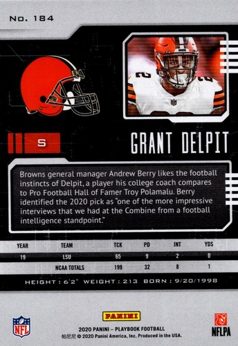 2020 Panini Playbook Football Rookie Cards Pick Your Card Complete Your Set - Picture 226 of 274