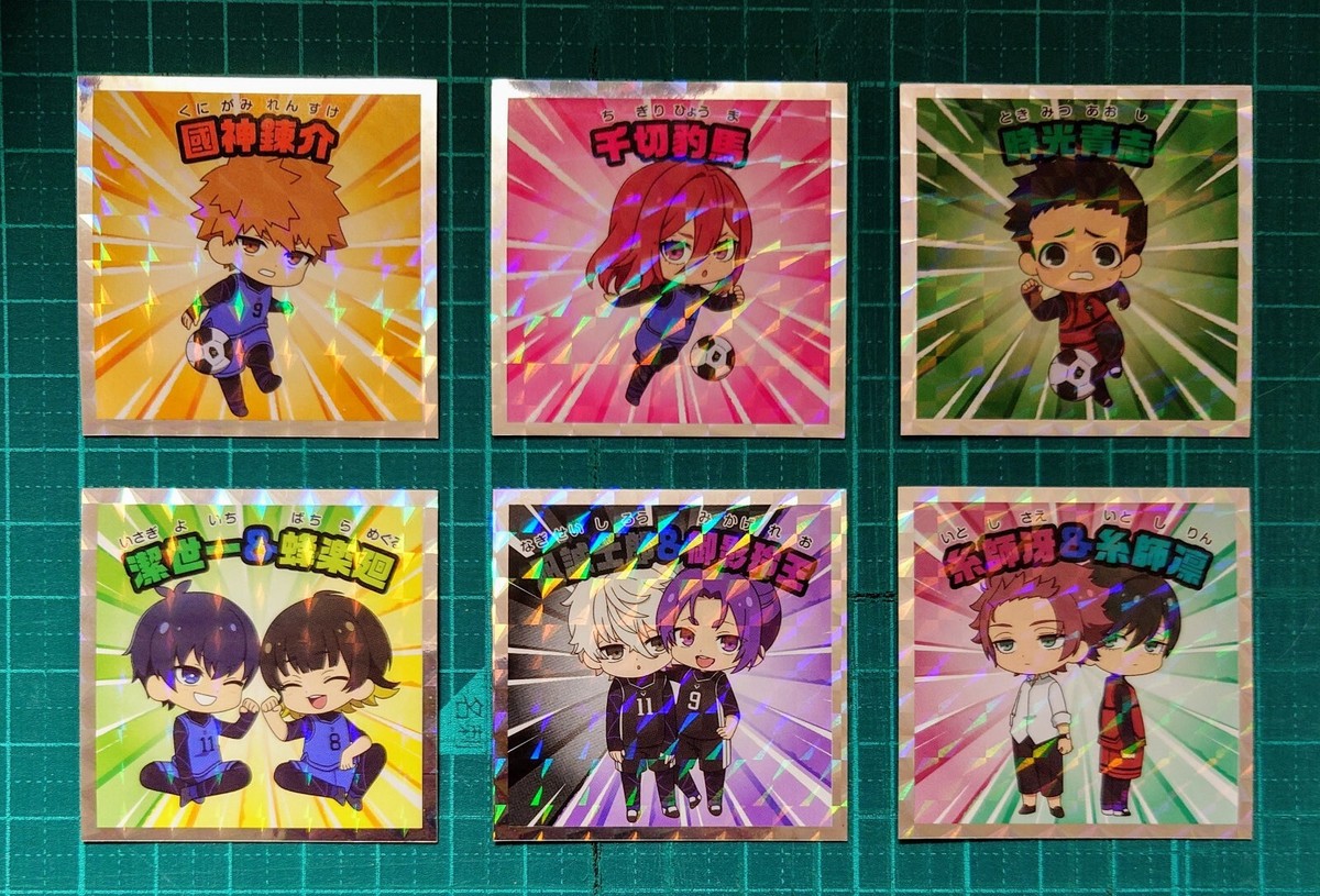 Blue Rock Blue Rockman Stickers Complete 18 Set Japanese Seven