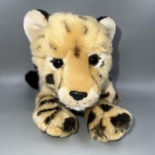 FAO Schwarz Realistic Cheetah Leopard Cub Plush 11  Stuffed Animal Soft 2018