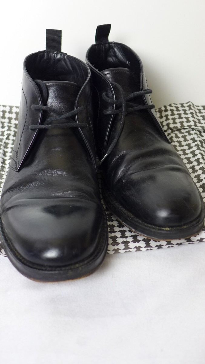 Mr. B’s Gentlemen Boutique Aldo Men 9 Black Leather Dress Shoes Lace Oxford Aldo Mr. B main image 4