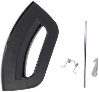 ORIGINAL HOTPOINT WMUD942KUK WASCHMASCHINE TÜRGRIFF & FEDER SET SCHWARZ