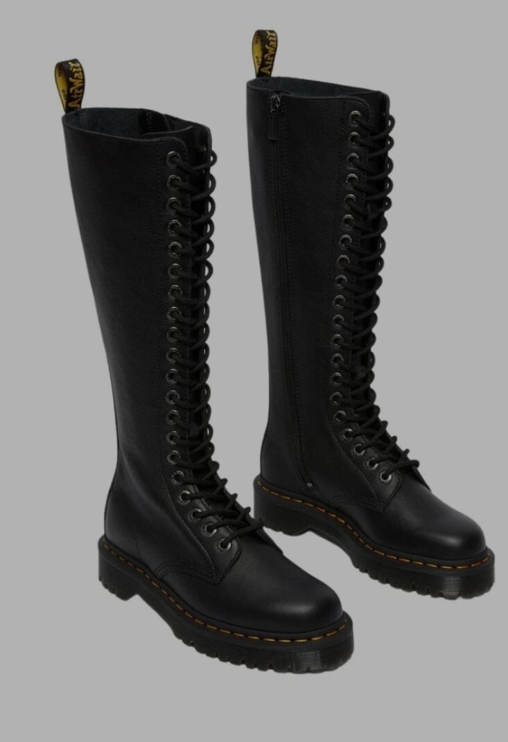 Dr. Martens 1B60 BEX PISA LEATHER KNEE HIGH BOOTS UK 6 | eBay