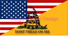 Dont Tread On Me Gadsden Flag Decal Sticker Car Truck 6