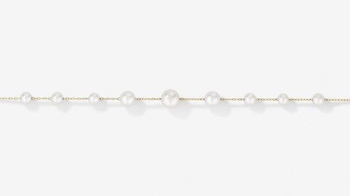 Michael Hill 10K Yellow Gold Cultured Freshwater Pearl Bracelet 19cm NEW IN BOX - Picture 2 of 18