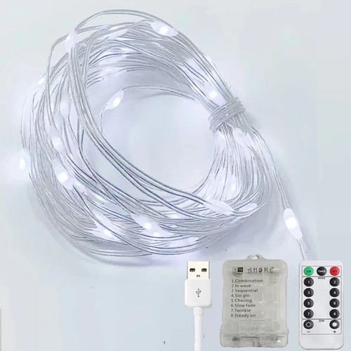 2 Packs Twinkle Fairy Lights Halloween Decoration Lights Wrapped with PVC Tube - Picture 9 of 24
