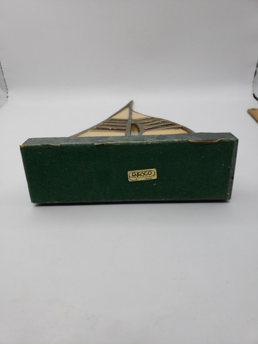 Vintage Enesco Stained Glass Sailboat Ship Nautical Home Decor 9.5" - Picture 4 of 8