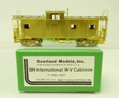 Overland Models HO Latón #3848 Burlington Northern International W-W Caboose Nuevo en Caja | Zustand: New