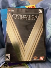 Sid Meier  s Civilization The Complete Edition PC DVD Case, Manual, Game Charts
