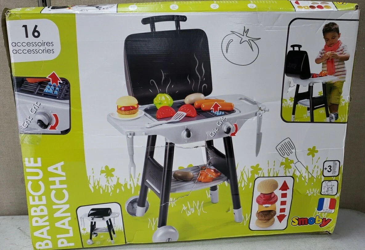 Smoby bbq hotsell plancha play grill