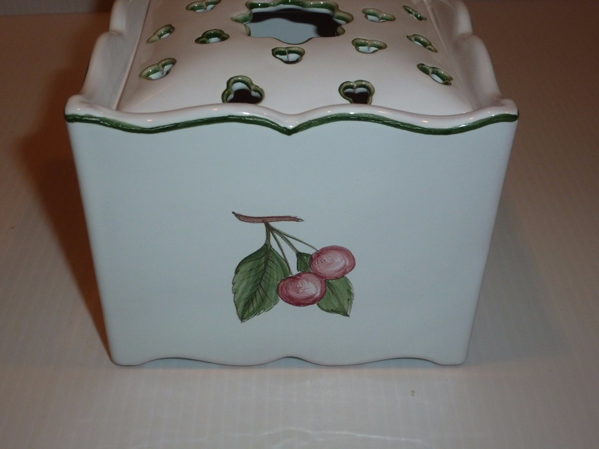 Segries Moustiers France Square Flower Frog Box, 18 Holes | eBay