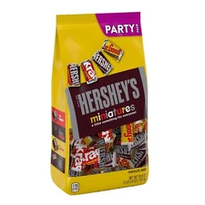 Hershey's Miniatures Assorted Chocolate, Party Pack, 35.9 Oz