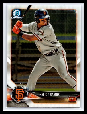 2018 Bowman Draft #BDC-133 Heliot Ramos Chrome San Francisco Giants