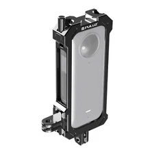 For Insta360 X3 Protective Cage Rig Housing Frame with Expand Cold Shoe Base