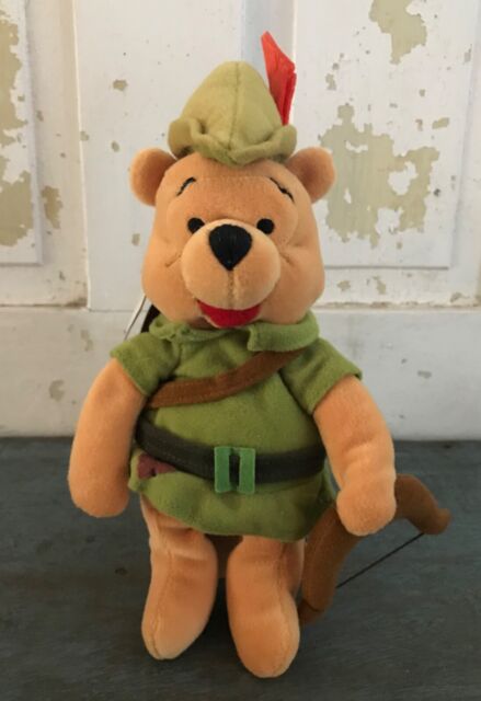 Disney Store Robin Hood Winnie the Pooh Bean Bag Plush | eBay