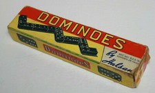 Vintage Dominoes By Halsam 623-W Partial Set 24 Pcs.