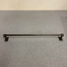 Signature Hardware 24" Solid Bronze Classique Towel Bar - Antique Pewter