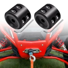 2X Winch Stopper Stop Rubber Heavy Duty Cable Line Waterproof Rope Hook ATV UTV