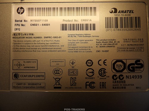 HP Officejet 100 Mobile A4 Thermal Inkjet Printer CN551A USB BT - 8 PAGES - Afbeelding 10 van 10