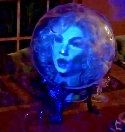 Madam Leota talking head Haunted Mansion Custom Prop w/ projector Disneyland d23