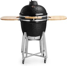 21.6/23inch Outdoor Smoker Barbecue Charcoal Portable BBQ Grill with Thermometer
