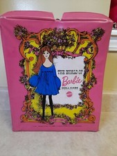 Vintage 1968 The World Of Barbie Pink Carrying Case No 1002 Used Heavily