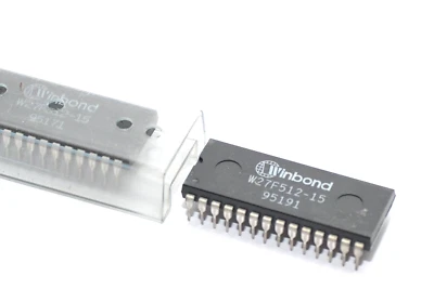 EEPROM Speicher-Baustein v. Winbond Typ W27F512-15, DIP28 / 512Kx1 / 150ns, NOS - Bild 1 von 3
