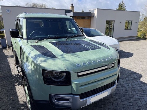 75th Anniversary Bonnet Graphic Decal for Land Rover Defender L663 75 Years Ed* - Picture 4 of 6