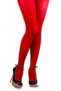 bright red tights