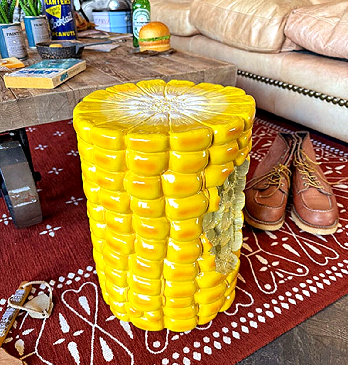 とうもろこし椅子 Chair Giant Food Stool Corn Soft Interesting Goods Variety chair