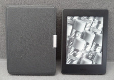 Amazon Kindle 4GB DP75SDI PaperWhite PW3 3 Wi-Fi 3G Case Bundle Folio Black