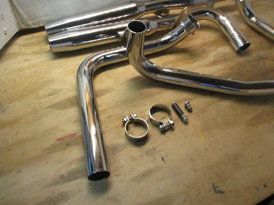 NUEVO 1985-2003 SISTEMA DE TUBO DE ESCAPE SUZUKI VS700 VS800 VS750 2 EN 2 MAC 003-0721 Foto 3 de 4