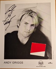 Andy Griggs 20 x 25 cm autograf muzyki country oryginalny z certyfikatem COA 