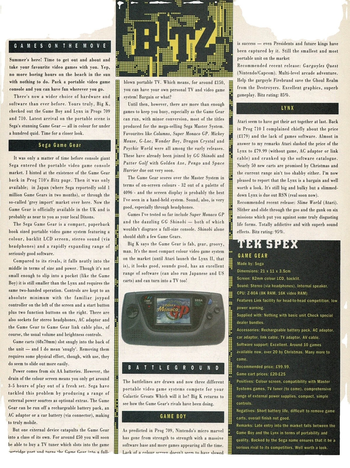 Los equipos VINTAGE SEGA otros, piezas y accesorios