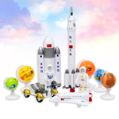 11 pz giocattolo aereo bambino giocattolo astronauta modello satellitare missilistico - Foto 1 di 11