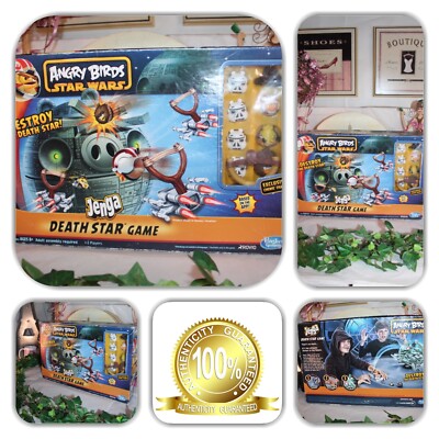 ANGRY BIRDS STAR WARS JENGA DEATH STAR GAME!