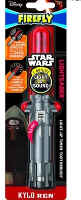 Firefly Star Wars Kylo Ren Lichtschwert weiche Zahnbürste für Kinder ab 4+ Jahren