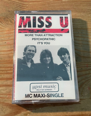 Tape Pop Miss U - More Than Attraction (3 Song) HELOTON YPSI MUSIC OVP +Presskit