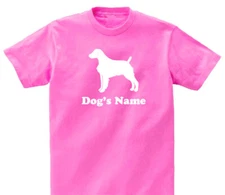 Brittany Dog  T-shirt Design S- XL SALE with NAME 