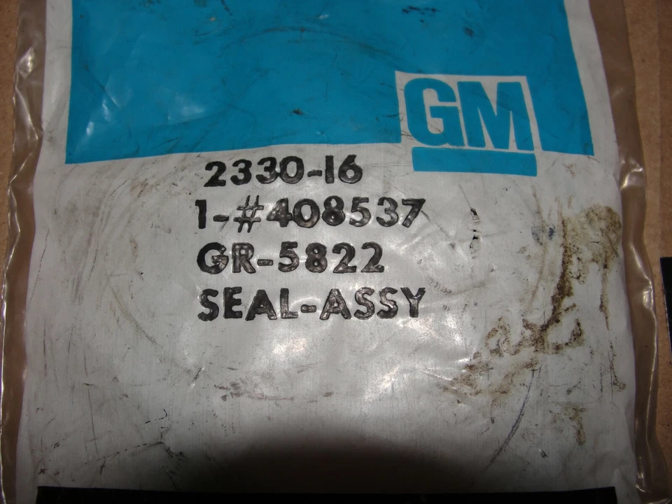 NOS GM 1970-1976 CADILLAC DEVILLE CALAIS FLEETWOOD COJINETE DE RUEDA TRASERA SELLO DE ACEITE Foto 3 de 4