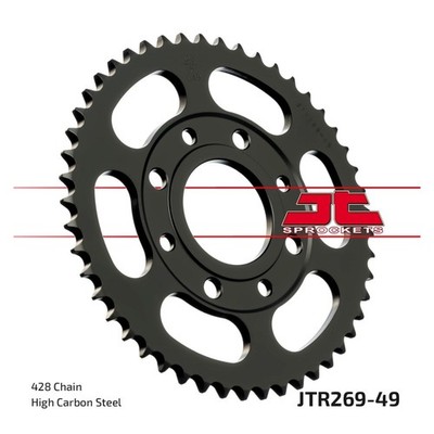 Kettenrad 49 Zähne für Kymco Zing 125 Baujahr 1997-2001 von jt-Sprockets - Neu