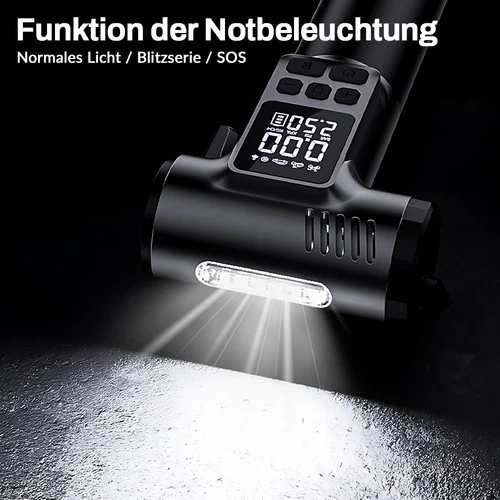 LCD Elektrische Akku Luftpumpe 150 PSI Auto Reifen Druckluft Fahrrad Kompressor - Bild 13 von 15