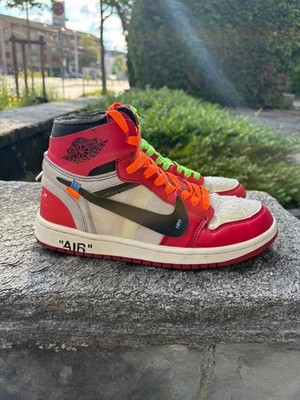 Nike Air Jordan 1 Hig X Off White Chicago 40