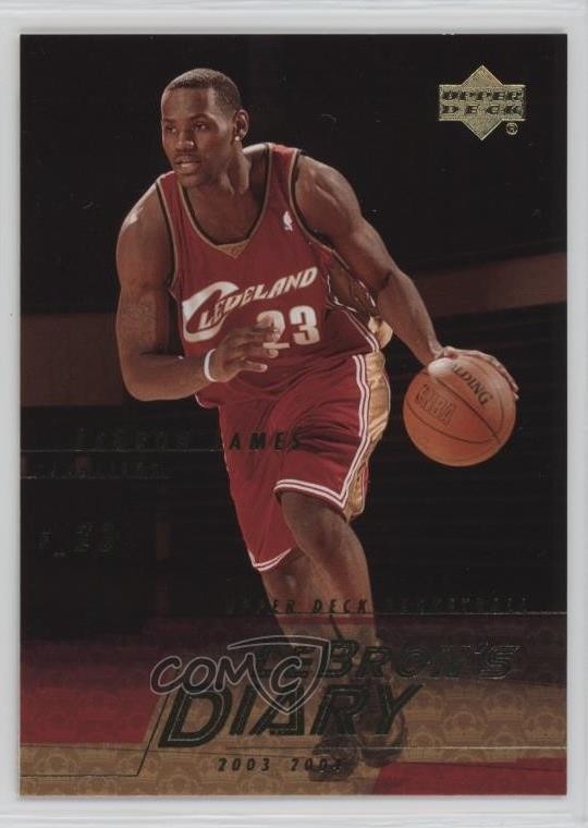 2003-04 Upper Deck Lebron's Diary LeBron James #LJ14 1p5n