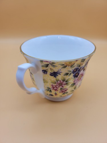 Tazza da tè e piattino Crown Trent China Limited Chintz Fine Bone China England - Foto 9 di 17