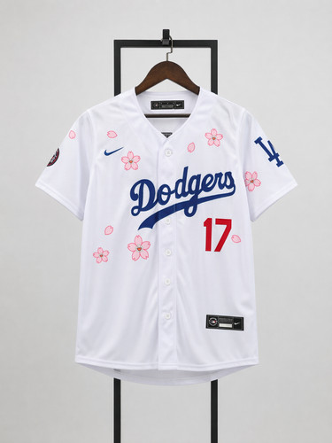 S-2XL Shohei Ohtani #17 2026 Tokyo Series Cherry Blossom Stitched Dodger Jersey