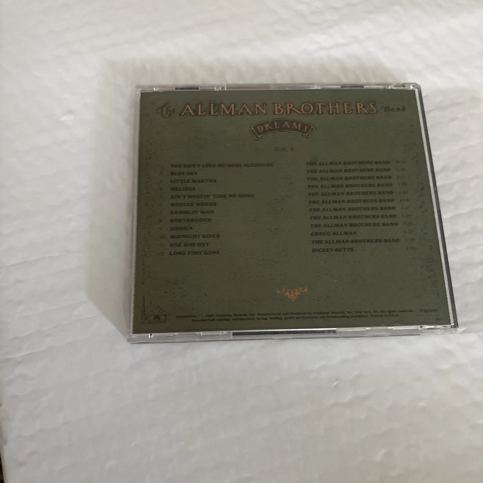 The Allman Brothers Band - Dreams (Disc # 3) CD - Image 2 of 4