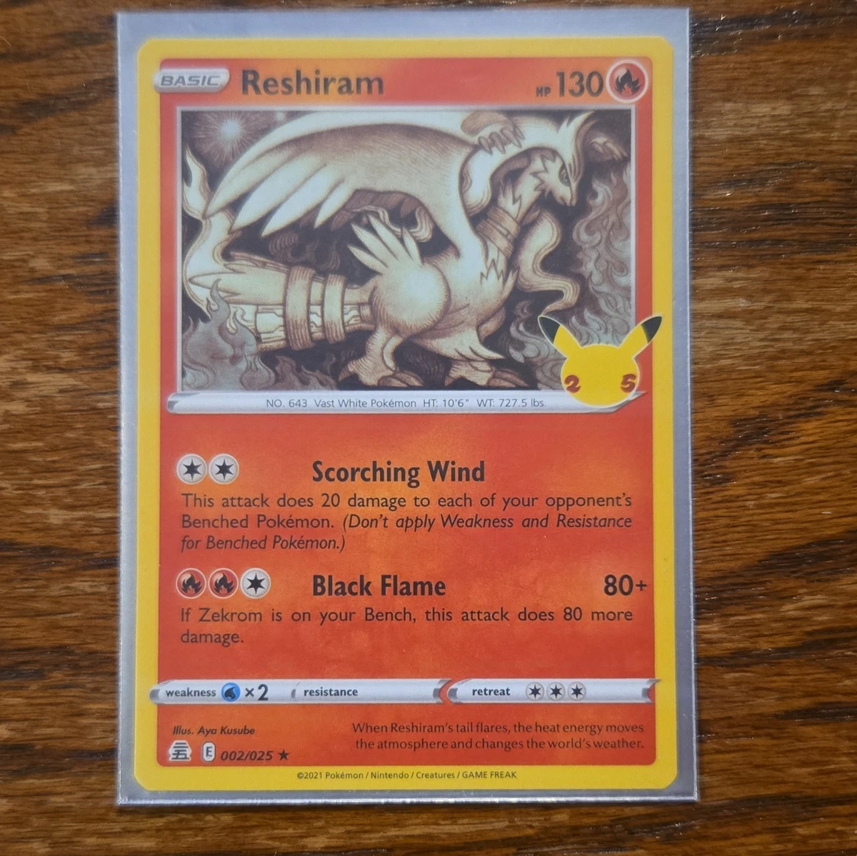 Reshiram 002/025 Celebrations for sale | eBay