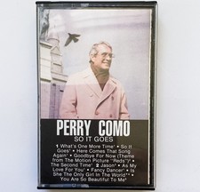 Perry Como So It Goes AFK1-4272 Cassette Tape